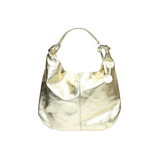 Carla Ferreri Women's Gold Leather Handbag 
