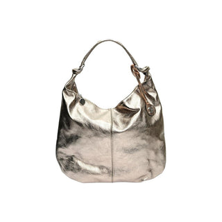 Carla Ferreri Women's Leather Handbag bronze 