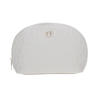 Guess Borsa Cosmetica Da Donna ovale bianco — Borsa cosmetica