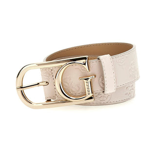 Guess Cinturón de mujer - Longitud del cinturón: 85 Cm blanco leche 