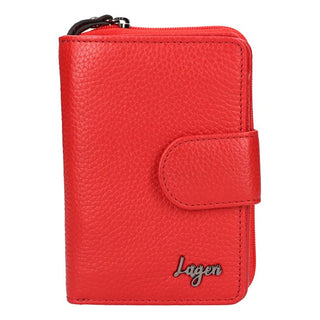 Lagen Portafoglio in pelle donna 038 rosso — Portafoglio
