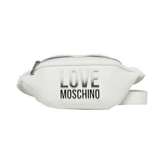 Love Moschino Hvid bæltetaske til kvinder 