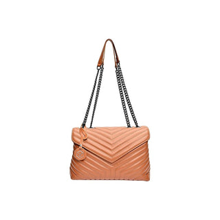Luisa Vannini Borsa a mano in pelle donna 2183 cognac — Borsa a mano