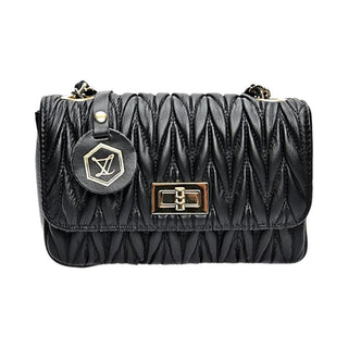 Luisa Vannini Borsa A Tracolla In Pelle Nero 2214 — Borsa a tracolla