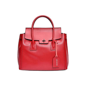 Luisa Vannini Borsa A Mano In Pelle 4179 Rosso — Borsa A Mano