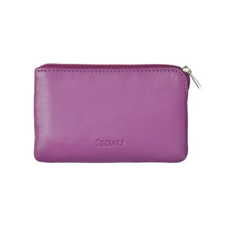 Segali Mini Portafoglio-Portachiavi In Pelle 7289 fucsia — Portafoglio-portachiavi