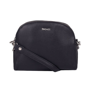 Segali Borsa A Tracolla In Pelle nero — Borsa a tracolla