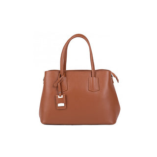 Segali Borsa a mano pelle camel — Borsa a mano