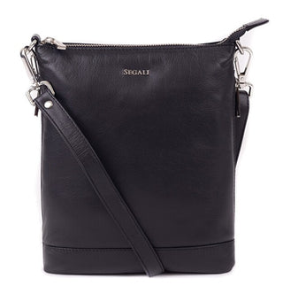 Segali Borsa A Tracolla In Pelle 3707 nero — Borsa a tracolla
