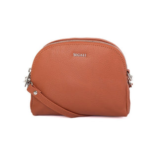 Segali Borsa A Tracolla In Pelle cuoio 3145 — Borsa a tracolla