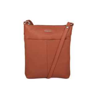 Segali Borsa A Tracolla In Pelle cuoio — Borsa a tracolla