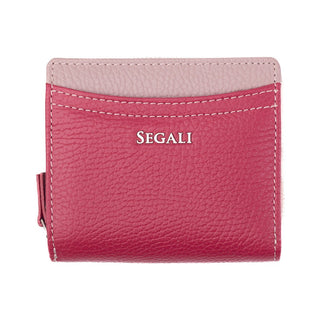 Segali Portafoglio In Pelle magenta rose — Portafoglio