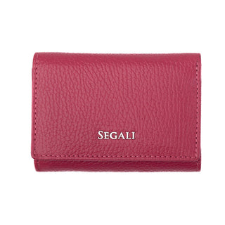 Segali Portafoglio In Pelle magenta — Portafoglio