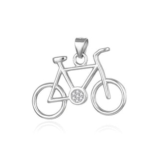 Agato Ciondolo In Argento Bicicletta Agh734M — Ciondolo