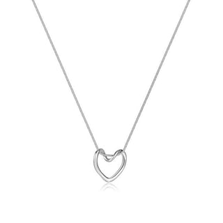 Troli Collana Acciaio Cuore — Collana