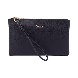 Segali Borsa A Mano In Pelle Da Donna nero — Borsa a mano
