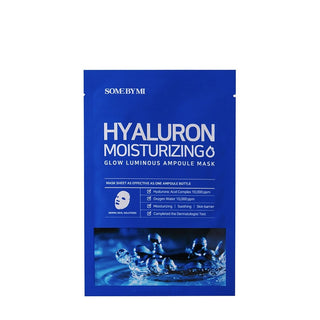 Some By Mi Acido Ialuronico Glow Luminous Ampoule Maschera in Tessuto 25g — Maschera viso