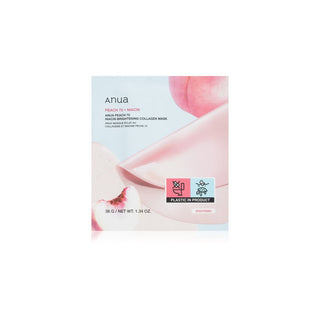 Anua Peach 70 Niacin Collagene Maschera in Tessuto Illuminante 38g — Maschera in tessuto