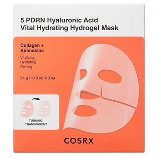 COSRX 5 PDRN Acido Ialuronico Hydrogel Maschera Idratante 34g — Maschera viso