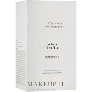 d'Alba Waterfull Vegan Sleeping Pack 4ml — Maschera notte viso