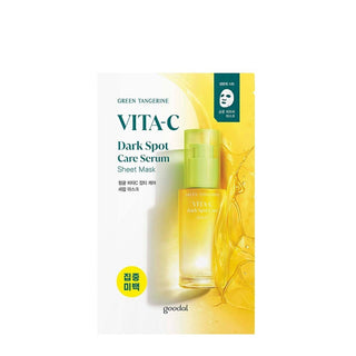Goodal Green Tangerine Vita C Dark Spot — Maschera in Tessuto