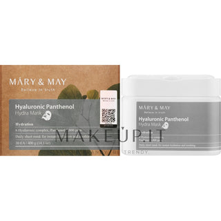 Mary&May Acido Ialuronico Pantenolo Hydra Maschera Idratante — Maschera in tessuto