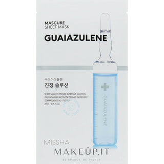 Missha Mascure Guaiazulene Maschera in Tessuto Lenitiva 28 ml — Maschera in Tessuto
