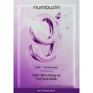 Numbuzin No.9 NAD Bio Lifting Full Cover Maschera Viso 26ml — Maschera