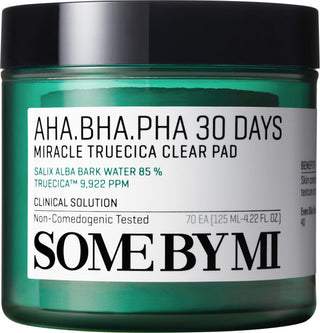 Some By Mi AHA BHA PHA 30 Days Miracle Truecica Clear Pad — Dischetto esfoliante