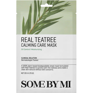 Some By Mi Real Teatree Calming Care Maschera 20g — Maschera in tessuto
