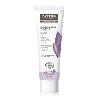 Cattier Paris Argilla Viola Maschera Complesso di Frutta Energizzante 100 ml — Maschera