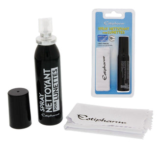 Estipharm Detergente + Salvietta Antiappannamento — Accessorio ottico
