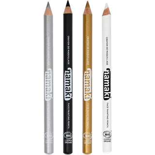 Namaki Set 4 Matite Slim Pittura Viso Argento/Nero/Oro/Bianco — Matita Occhi
