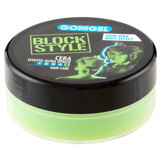 Gomgel Block Style Cera Effetto Opaco 100 ml — Cera styling