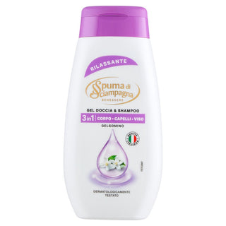Spuma di sciampagna Gel Doccia & Shampoo Gelsomino 250ml — Gel doccia e shampoo