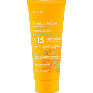 Pupa Sunscreen Cream SPF 15 — Crema Solare Viso e Corpo 200 ml