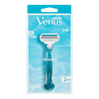 Venus Rasoio Smooth 3 Lame + 2 Ricariche — Rasoio per rasatura