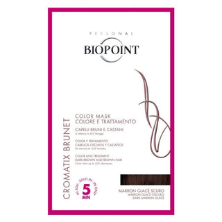 Biopoint Color mask Marron glacé scuro — Maschera