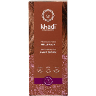 Khadi Castano Chiaro 100 g — Tinta Vegetale Capelli