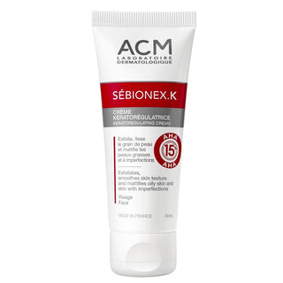 Acm Keratoregulerende crème voor probleemhuid en AHA-zuurgehalte Sébionex K 40 ml