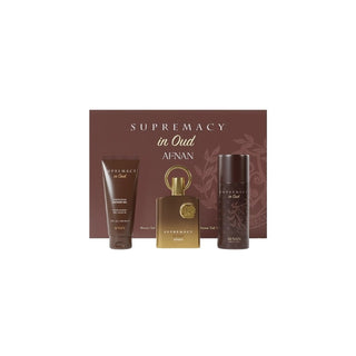 Afnan Supremacy In Oud - extrait parfumé 100 ml + gel douche 150 ml + déodorant spray 150 ml