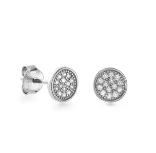 Again jewelry Orecchini a perno argento cubic zirconia AJNS0021 — Orecchini