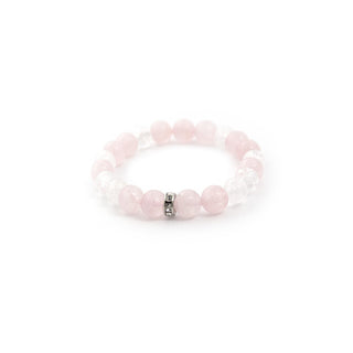 Agato Βραχιόλι MINK14/17 Rosemary and Crackle Crystal Bead