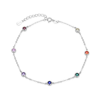 Agato Bracciale argento con zirconi colorati AGB767/21 — Bracciale