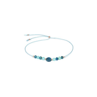 Agato Amazonite Apatite Rope Bracelet HE11R3RG-LB