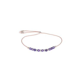 Agato Ametyst Rope Armbånd HE33R3S-LP