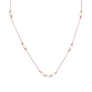 Agato Bellissima Collana in filo con perle HE02K3RG-LP — Collana