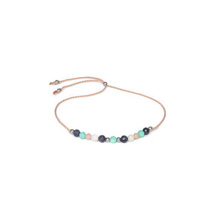 Agato Bracciale amazonite, angelite, pietra di luna e zaffiro HE36N3S-LP — Bracciale