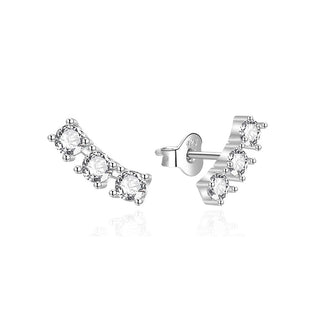 Agato Eleganta långa silverörhängen AGT-E031PW