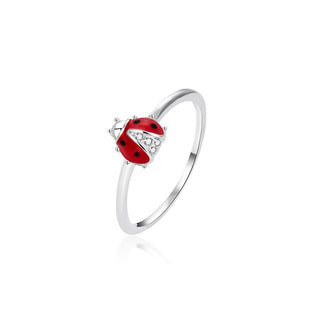 Agato Anello bambini argento Ladybug AGT-RD03 Circuito 50 mm — Anello